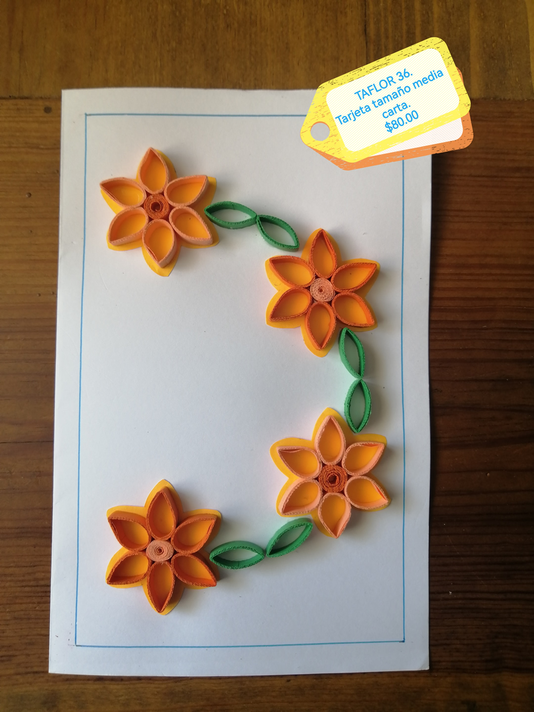 Tarjeta de flores